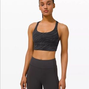 Energy Longline Bra Le Tigre Camo Deep Coal